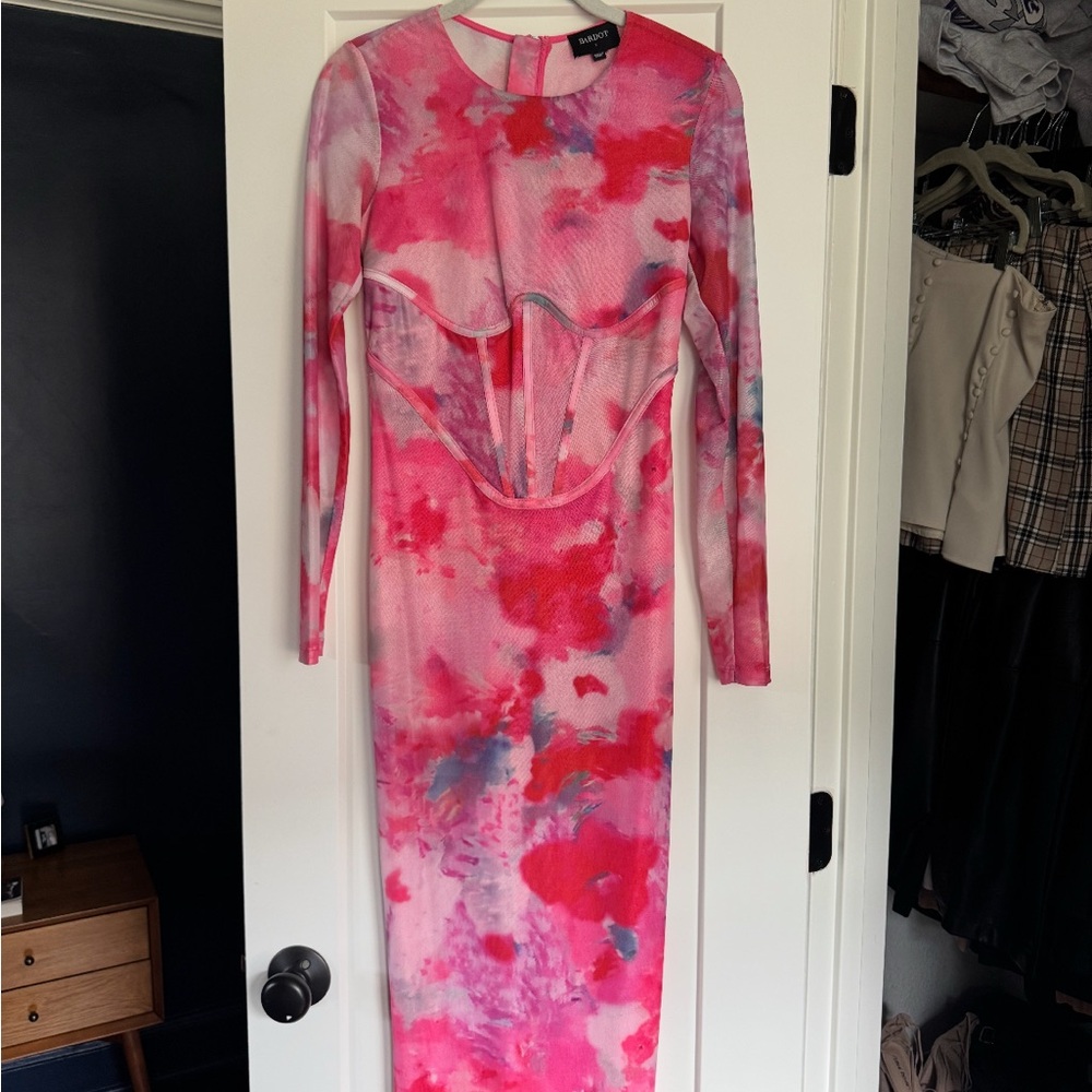 Bardot Long Sleeve Dress